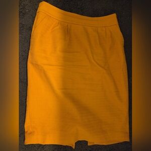 Banana Republic Vibrant Yellow Pencil Skirt